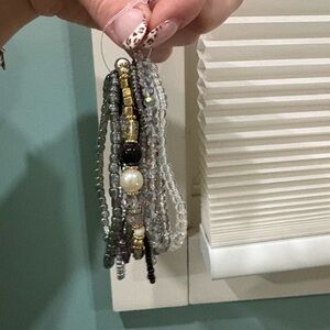 Multicolor Beaded Bracelets Set